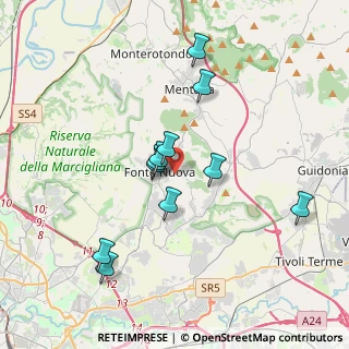 Mappa 00013 Fonte Nuova RM, Italia (3.49364)