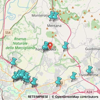 Mappa 00013 Fonte Nuova RM, Italia (6.624)