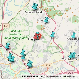 Mappa 00013 Fonte Nuova RM, Italia (6.4695)