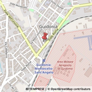 Mappa Via Francesco de Pinedo, 59, 00012 Guidonia Montecelio, Roma (Lazio)