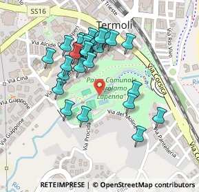 Mappa Via Molinello, 86039 Termoli CB, Italia (0.2069)