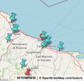 Mappa Via Molinello, 86039 Termoli CB, Italia (18.33583)