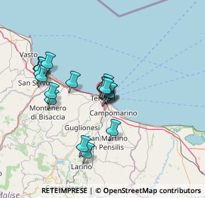 Mappa Via Molinello, 86039 Termoli CB, Italia (12.0585)