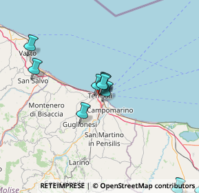 Mappa Via Molinello, 86039 Termoli CB, Italia (18.53364)