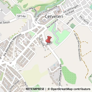 Mappa Via Settevene Palo, 308, 00052 Cerveteri, Roma (Lazio)