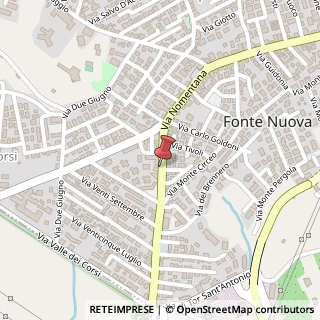 Mappa Via Nomentana, 620, 00013 Fonte Nuova, Roma (Lazio)