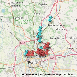 Mappa Via Casale di Settebagni, 00138 Roma RM, Italia (7.00278)