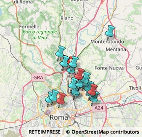 Mappa Via Casale di Settebagni, 00138 Roma RM, Italia (6.3155)