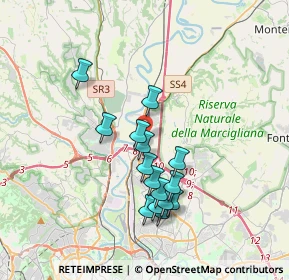 Mappa Via Casale di Settebagni, 00138 Roma RM, Italia (3.386)
