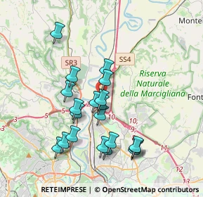Mappa Via Casale di Settebagni, 00138 Roma RM, Italia (3.661)