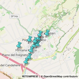 Mappa Via Emanuele Badini, 00052 Cerveteri RM, Italia (0.77818)