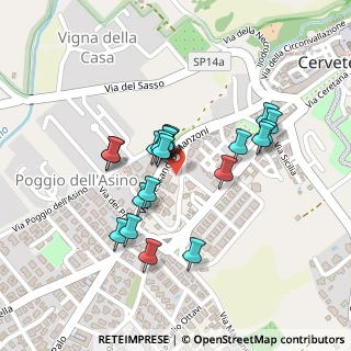 Mappa Via Emanuele Badini, 00052 Cerveteri RM, Italia (0.1985)