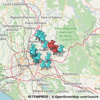 Mappa Via Colle Ferro, 00012 Guidonia Montecelio RM (10.268)