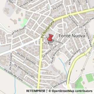 Mappa Via tivoli 15, 00010 Fonte Nuova, Roma (Lazio)
