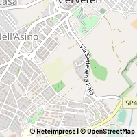 Map Cerveteri