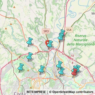 Mappa Via Bagolino, 00188 Roma RM, Italia (5.00583)