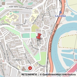 Mappa Via Osnago,  36, 00188 Roma, Roma (Lazio)