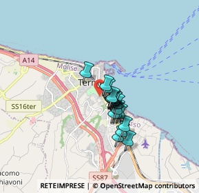 Mappa Via Pantelleria, 86039 Termoli CB, Italia (1.09211)