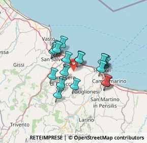 Mappa Strada Provinciale, 86038 Petacciato CB, Italia (10.661)