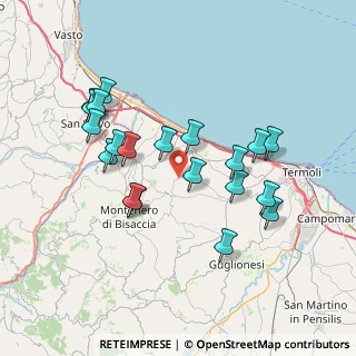 Mappa Strada Provinciale, 86038 Guglionesi CB, Italia (7.504)