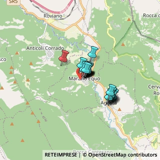 Mappa Via La Clayette, 00020 Marano Equo RM, Italia (1.13636)