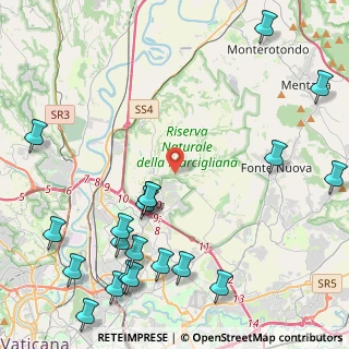 Mappa Via della Marcigliana, 00139 La Cinquina - Bufalotta , Italia (6.3155)