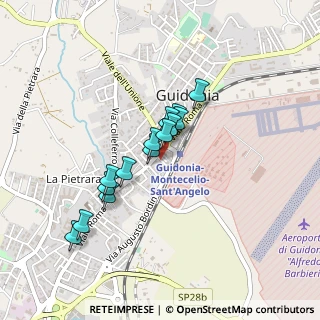 Mappa Via Francesco Agello, 00012 Guidonia Montecelio RM, Italia (0.35143)