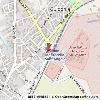 Mappa Via M. Stoppani, 42, 00012 Guidonia Montecelio, Roma (Lazio)
