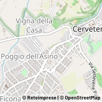 Mapa Cerveteri