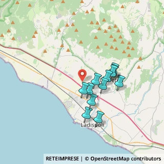 Mappa Via Fosso della Cerqueta, 00052 Cerveteri RM, Italia (3.08167)