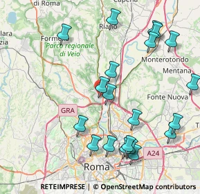 Mappa Via Brembio, 00188 Roma RM, Italia (9.825)