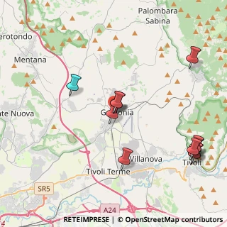 Mappa Viale dell'Unione, 00012 Guidonia Montecelio RM, Italia (4.82273)
