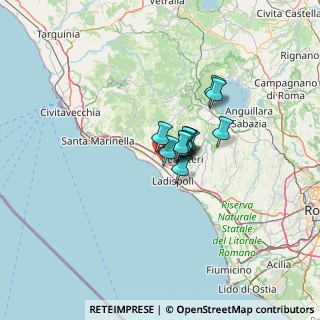 Mappa Via di Marcigliana, 00052 Cerveteri RM, Italia (6.92333)