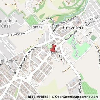 Mappa Via Settevene Palo, 214, 00052 Cerveteri, Roma (Lazio)