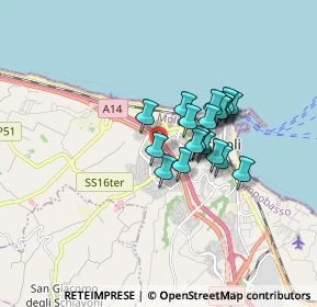 Mappa Via Trento, 86039 Termoli CB, Italia (1.246)