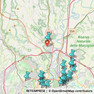 Mappa Via S. Daniele del Friuli, 00188 Roma RM, Italia (6.781)