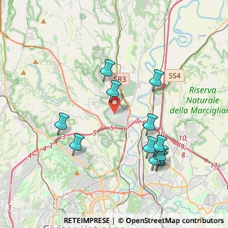 Mappa Via S. Daniele del Friuli, 00188 Roma RM, Italia (4.16273)