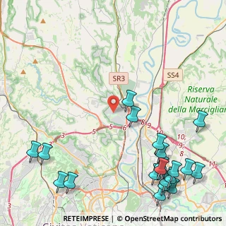 Mappa Via S. Daniele del Friuli, 00188 Roma RM, Italia (6.6685)