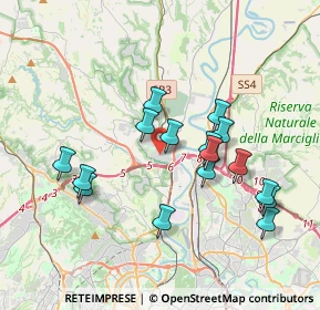 Mappa Via Francesco Torfanini, 00188 Roma RM, Italia (3.68813)