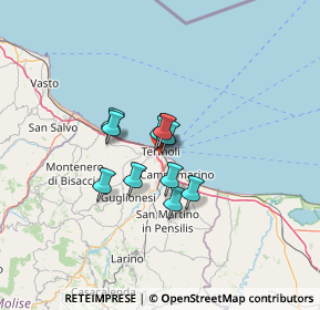 Mappa Via Lipari, 86039 Termoli CB, Italia (8.06182)