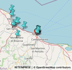 Mappa Via Lipari, 86039 Termoli CB, Italia (10.90412)