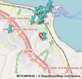 Mappa Via Lipari, 86039 Termoli CB, Italia (1.09917)