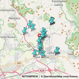 Mappa Via degli Spagnoli, 00012 Guidonia Montecelio RM, Italia (2.959)