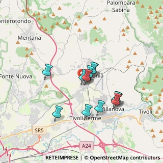 Mappa Via degli Spagnoli, 00012 Guidonia Montecelio RM, Italia (2.78615)