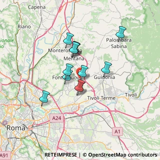 Mappa Via Val D'Aosta, 00013 Fonte Nuova RM, Italia (5.57417)