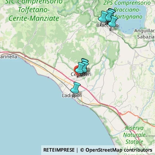 Mappa Via G. Valeri, 00052 Cerveteri RM, Italia (8.29091)