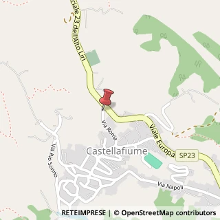 Mappa Via roma 36, 67050 Castellafiume, L'Aquila (Abruzzo)