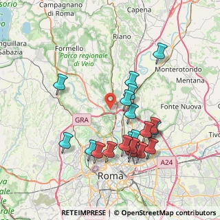 Mappa Via Giangiacomo Caraglio, 00188 Roma RM, Italia (7.8345)