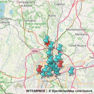 Mappa Via Giangiacomo Caraglio, 00188 Roma RM, Italia (8.46778)