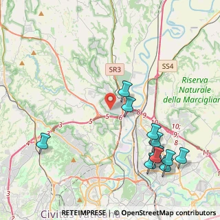 Mappa Via Giangiacomo Caraglio, 00188 Roma RM, Italia (5.29273)